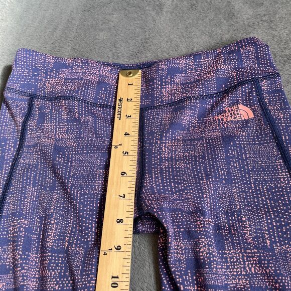 The North Face Pulse Purple Pink Geometric Yoga Gym Legging Women's Size S - Picture 6 of 8